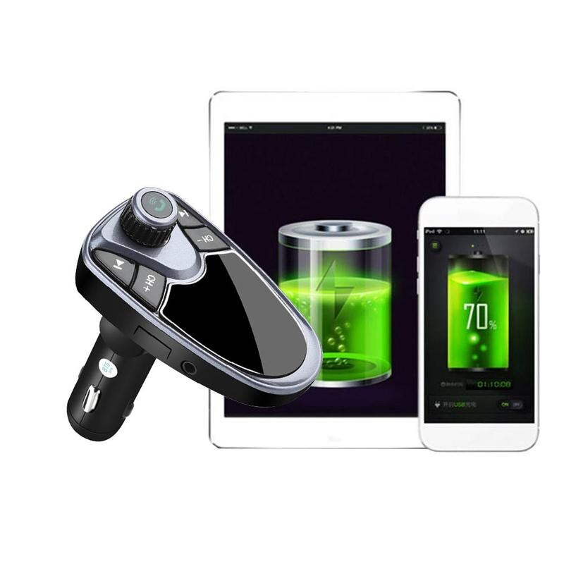 Bluetooth car FM transmitter AUX wireless radio adapter USB charger MP3 player