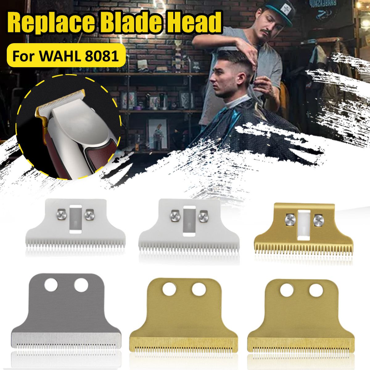 Replace Blade Cutter Head For WAHL 8081 Hair Clipper Trimmer Hair Cutting Razor Haircut Machine Salon