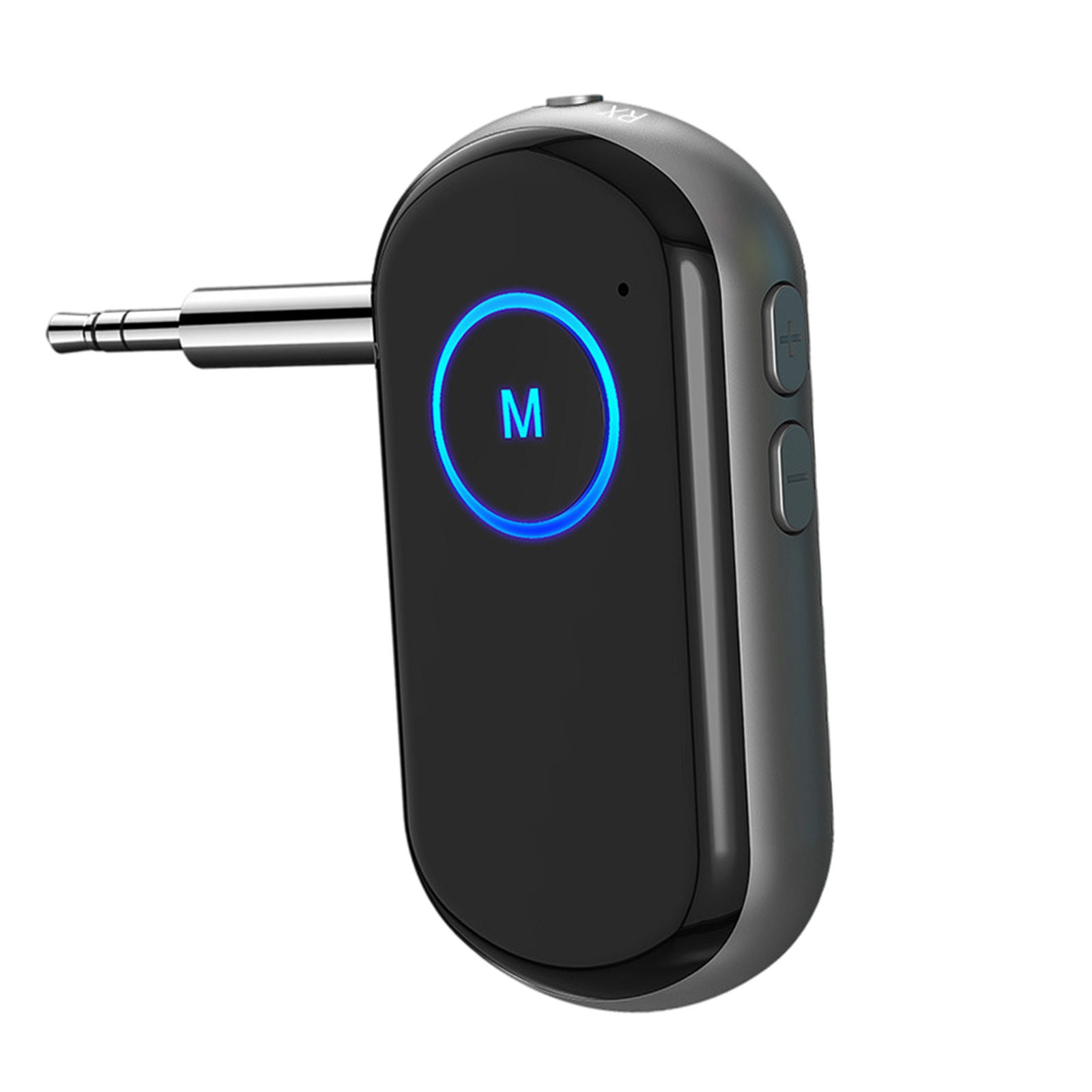 Bluetooth Adapter Noise Cancelling 3.5mm Dual Connection Signal Stability Automatically BT5.0 HiFi Music Receiver for Speakers