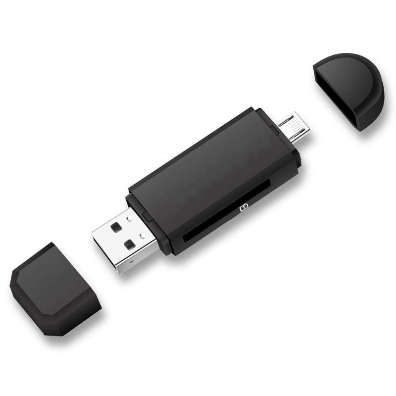 Micro USB+USB 2in 1 OTG Card Reader Universal High Speed USB3.0 Memory Card Adapter for Computer/Windows/PC/Android/Phone/Tablet