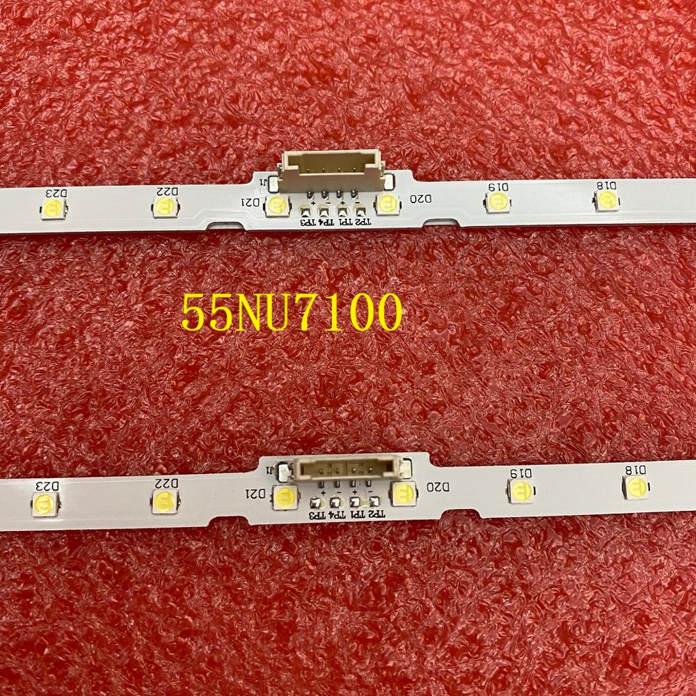 LED Strip For Samsung 55NU7100 UN55NU7100 UE55NU7100 UN55RU7100 UA55NU7100 UN55NU7200 UN55NU7400 UN55NU7100G