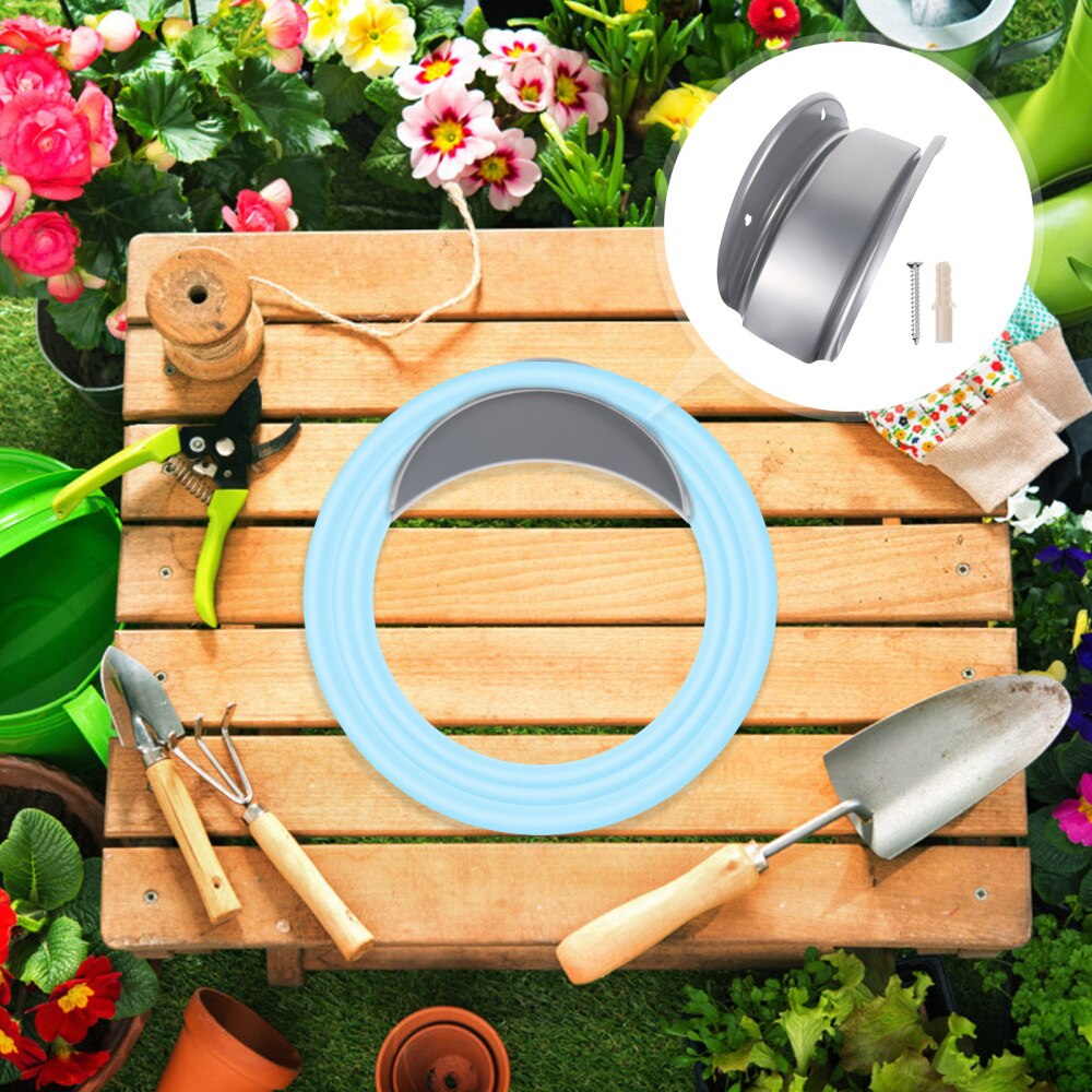 Decorative Garden Hose Pot Storage Holder With Lid Copper Finish 12 X 16 Inches | Expandable Hose Hider | Holds 125 Ft Hose Outdoor And Indoor Use