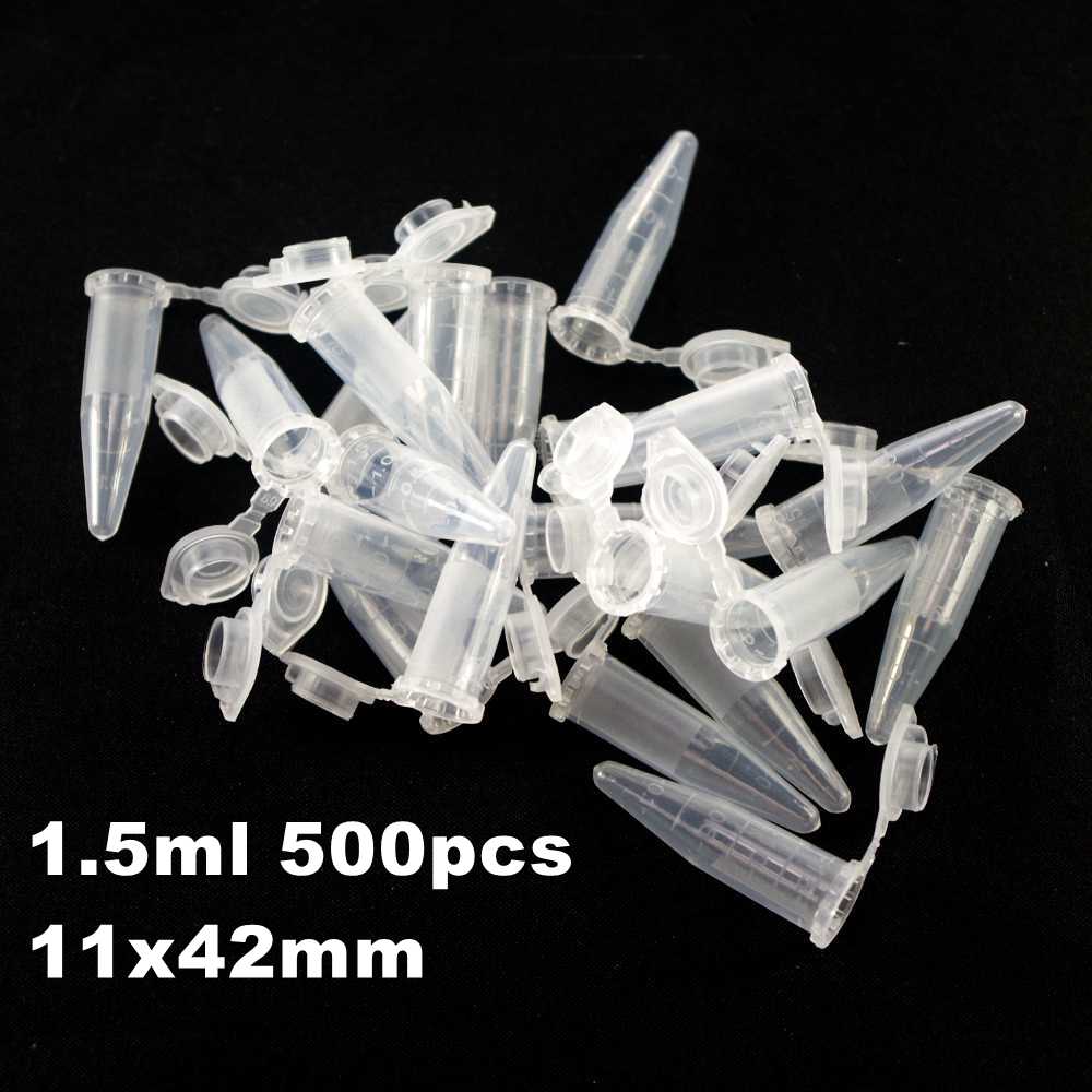 0.2/0.5/1.5/2/5/7/10/20/50/120ml Lab Plastic Centrifuge Tube EP Tube PCR Tube Sample Specimen Laboratory Teaching: 1.5ml