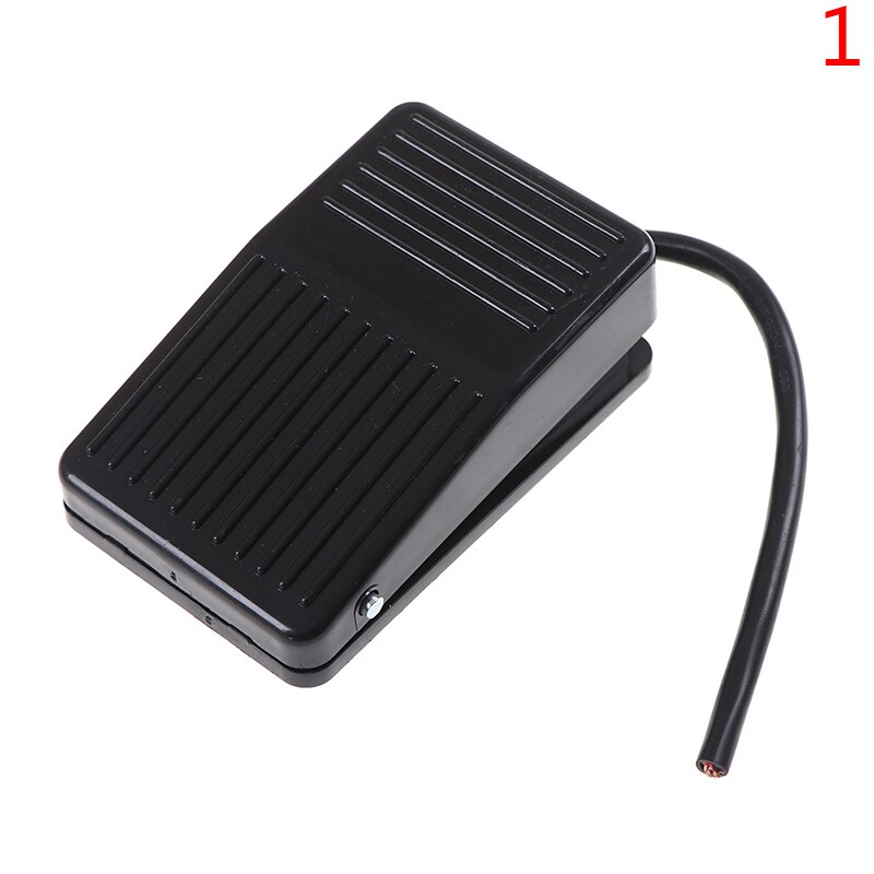 Footswitch Foot Momentary Control Switch Electric Power Pedal SPDT Nonslip Metal: A1