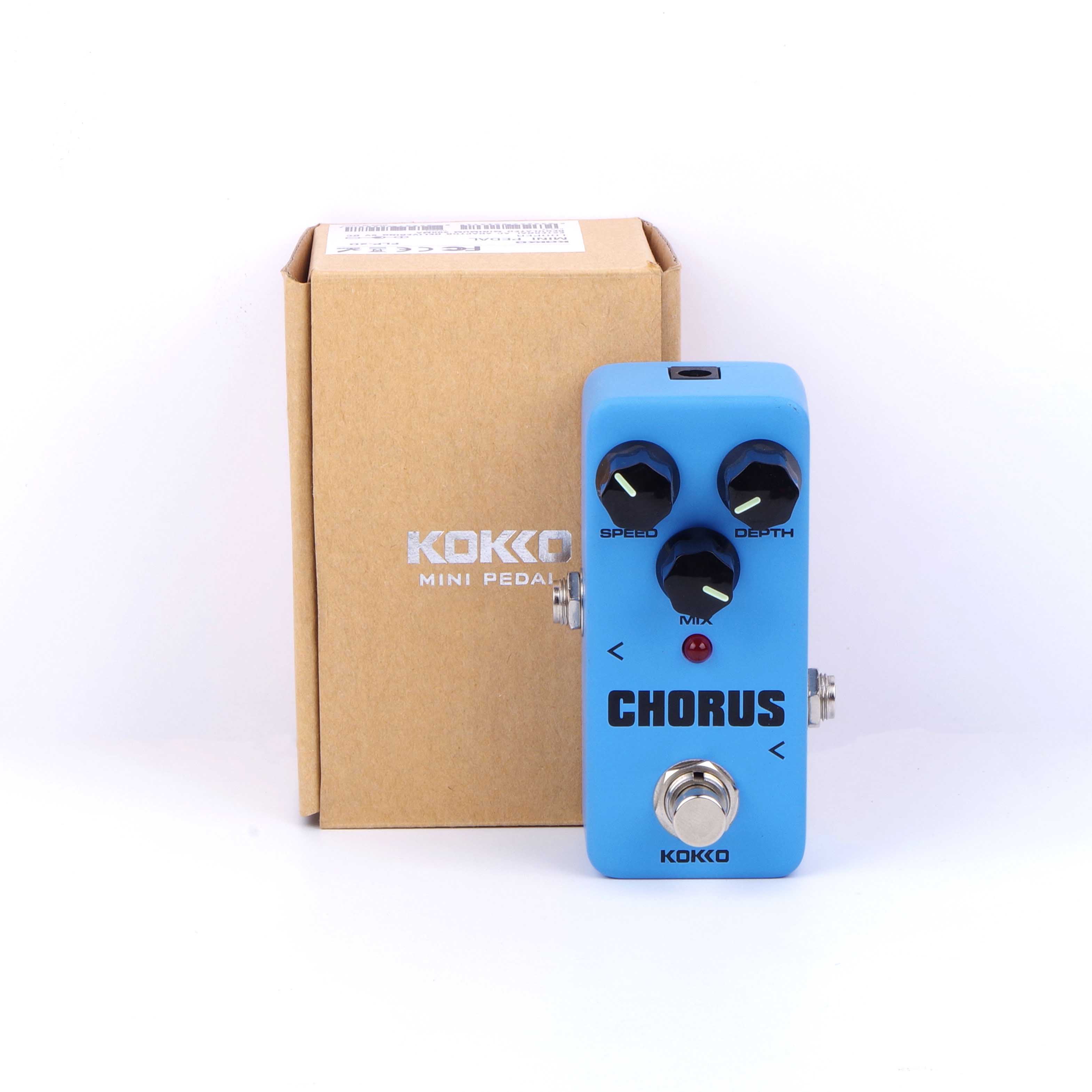 KOKKO Guitar Effects Pedal Chorus Compressor Overdrive Distortion Booster Vibe Vibrato Loop Reverb Phaser Tuner Guitar Pedal: KOKKO-Chorus