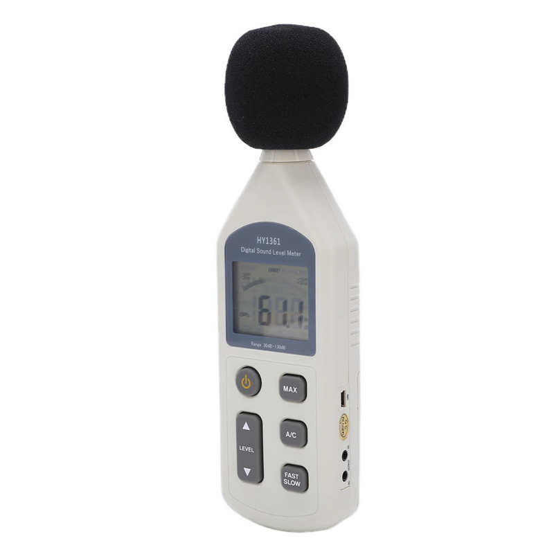 Decibel Recorder Handheld Decibel Monitor Sound Level Meter Sound Level Tester Lcd-scherm Usb Voor Fabrieken Voor Winkelcentra