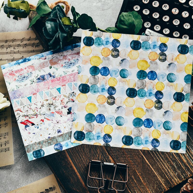 KSCRAFT 12 Sheets Bubble Scrapbooking Pads Paper Origami Art Background Paper Card Making DIY Scrapbook Paper Craft