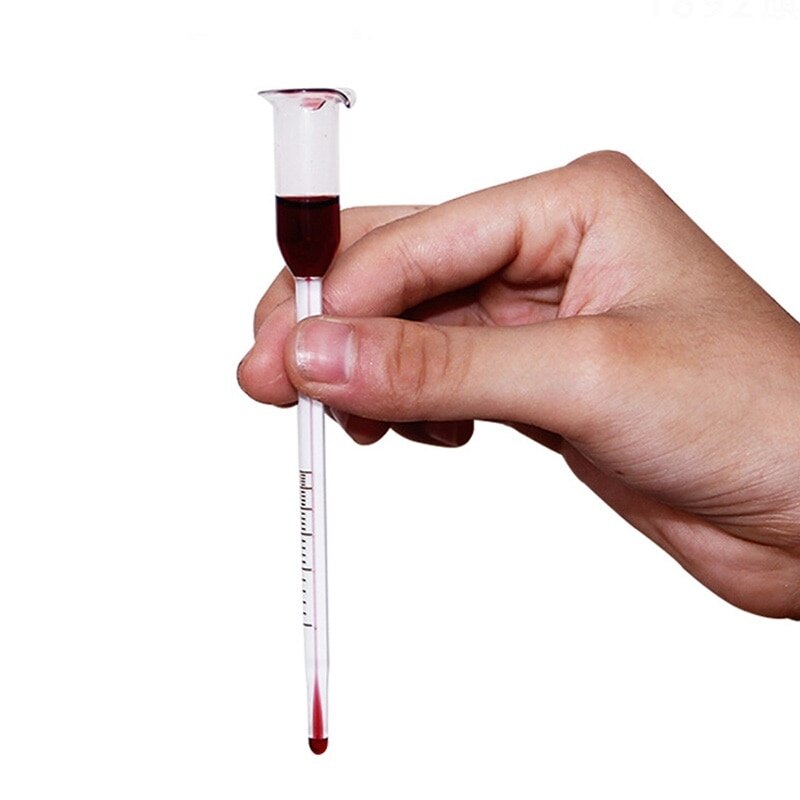 Alcoholímetro de vino, medidor de concentración de vino, vino, arroz, vino, 0-25 grados-1