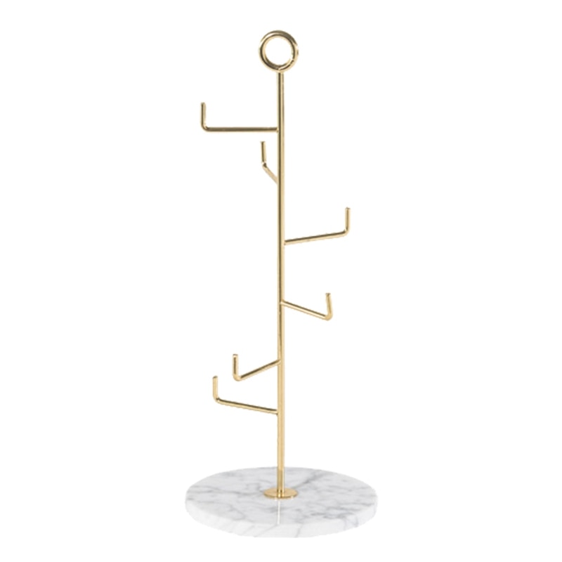 Jewelry Display Stand - Rotating Necklace Pendant Earring Holder - Metal Organizer: Default Title