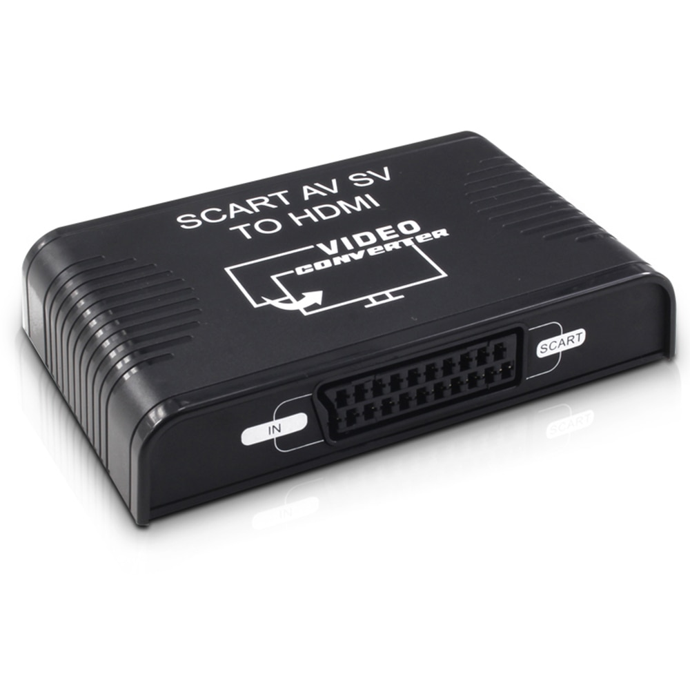 Av Scart Hdmi Converter 3-In-1 S-Video + Composiet Av Rca + Scart Naar hdmi Converter Voor Stb Dvd Speler Hdtv