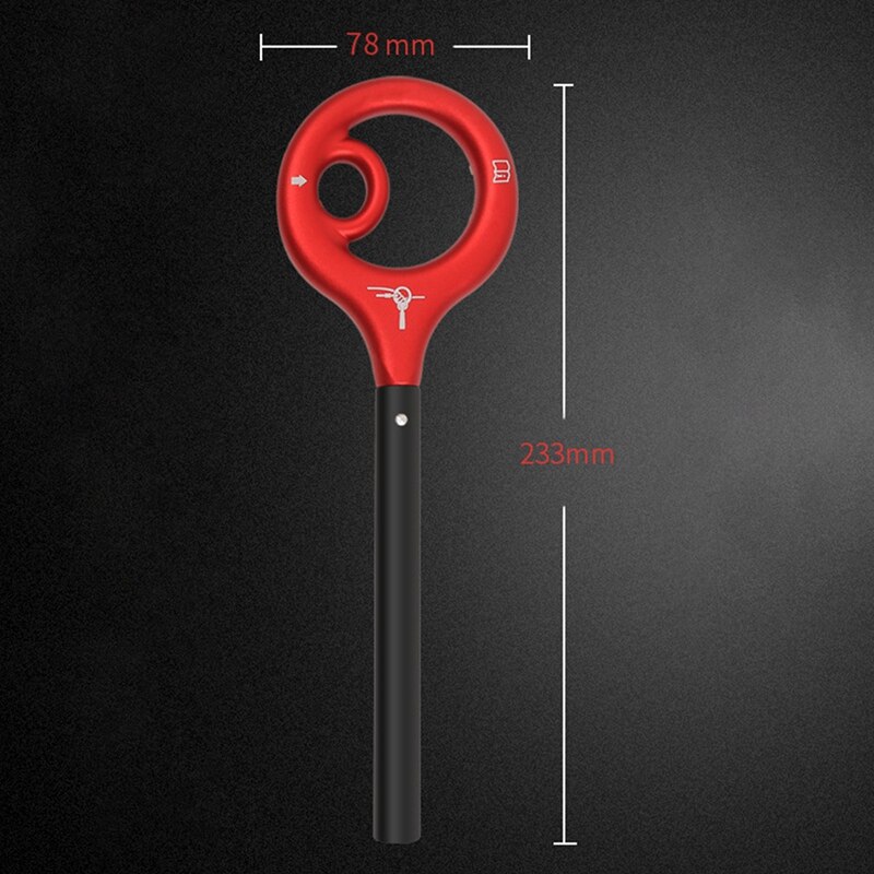 Climbing Ring Rope Descender Gear Belay Device Aluminum Alloy Rings Figure 9 Rock Climbing Descenders Outdoor Equipment