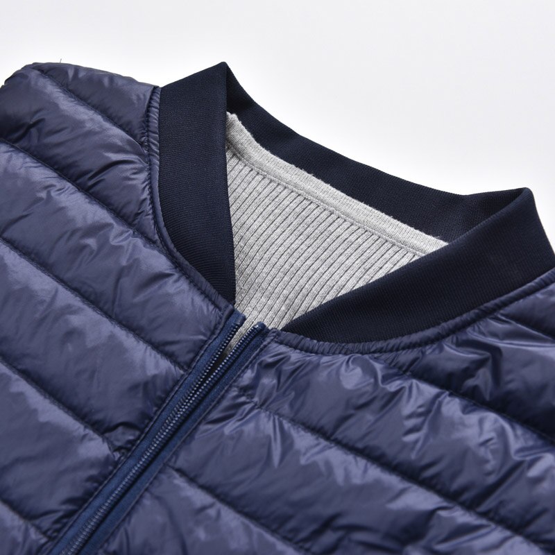 Schinteon Femmes Ultra Léger Vers Le Bas Gilet décontracté Baseball Longue Mince Gilet Automne Hiver Fond Gilet nouveauté