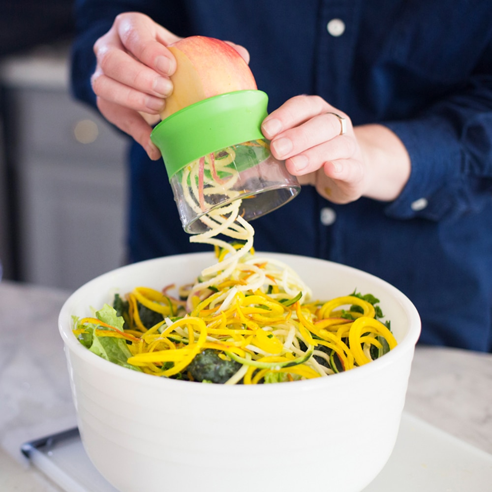 Spaghetti Machine Spiraal Blade Snijmachine Groente Fruit Spiral Slicer Wortel Komkommer Rasp Salade Tool