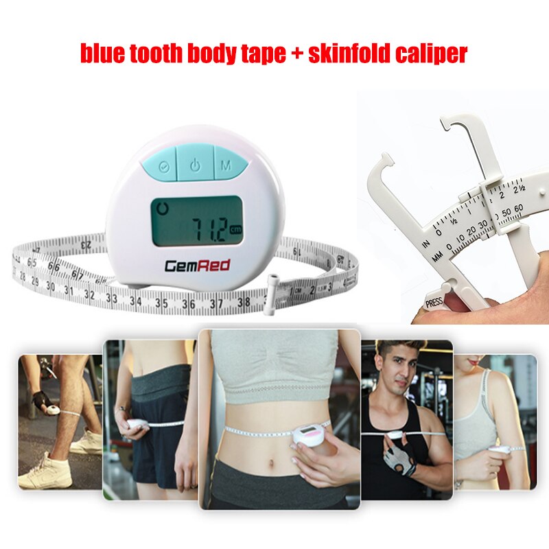 Digitale MaßBand Genau körper maßBand Misst 8 Körper Teil Bluetooth digitale maßBand körper fett sattel
