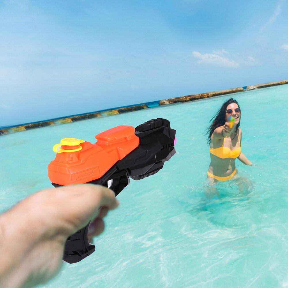 2pcs Funny Water Summer Beach Water Portable Water Shooter Durable Water Shooting Toys for Kids Boys Girls (120ML, B