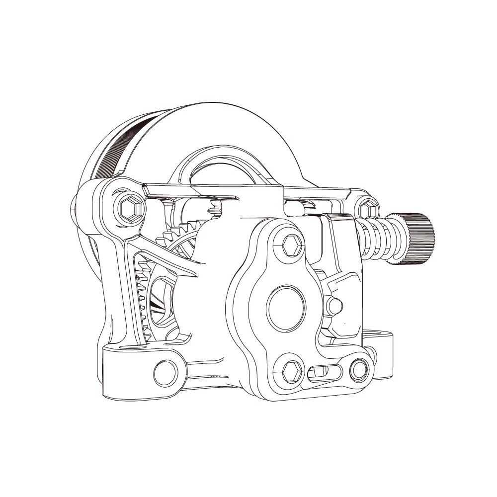 FYSETC Sherpa MINI Extruder KIT Light Weight FYS-B-M Extruder SLS PA12 parts for Voron 2.4 V0 3d printer Ender 3 CR-10