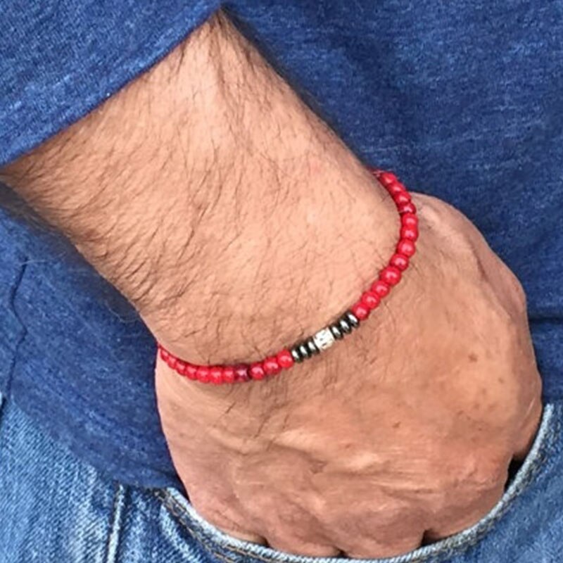 Evil Eye Bracelet, Mens Bracelet, Evil Eye Charm, Protection Bracelet: A9