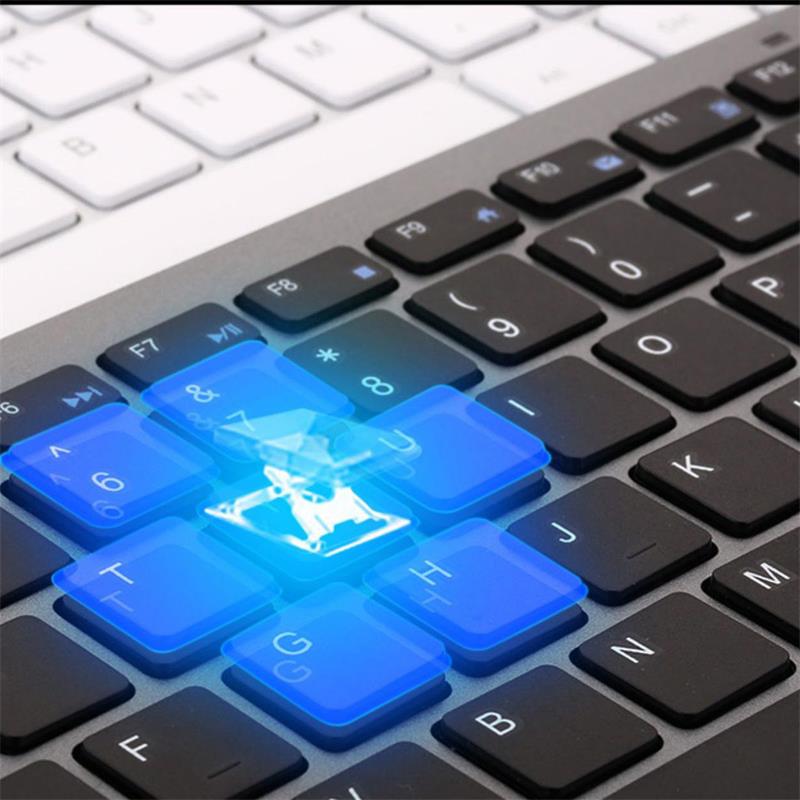 Wireless USB Charging Keyboard and Mouse for iMac Windows Mac Desktop Laptop 1074