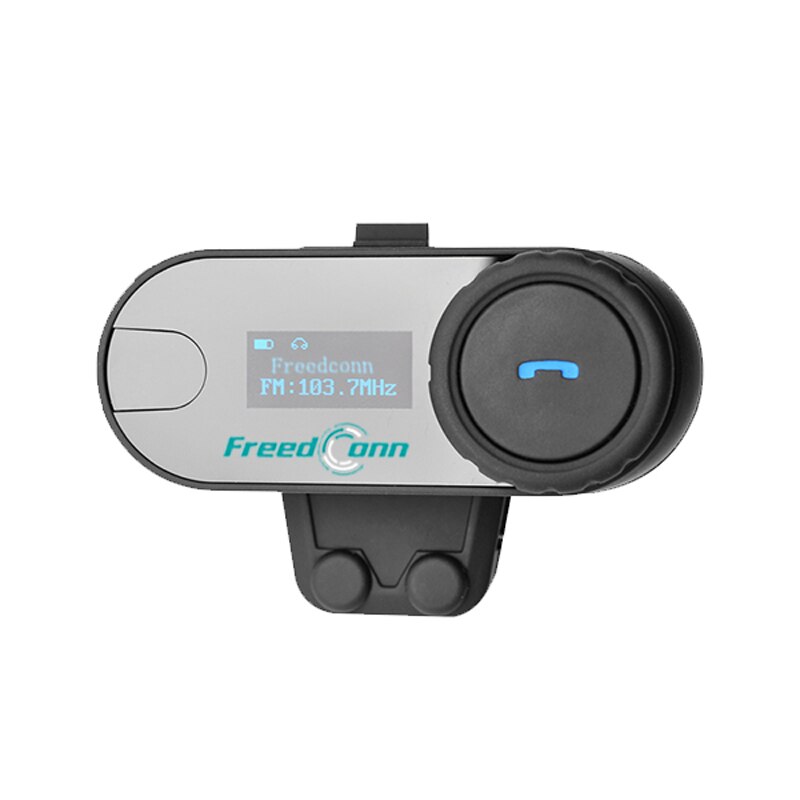FreedConn TCOM-SC W/Screen Bluetooth Helmet Intercom Headset+Extra Soft Earpiece+Extra Bracket