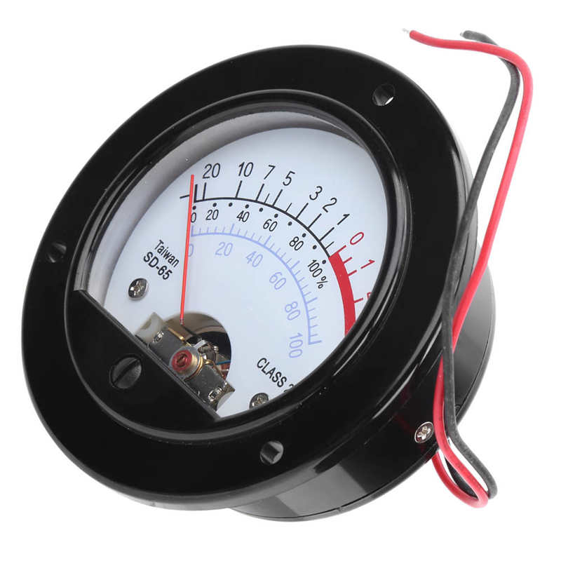 Vu Meter Header Vu Meter So‑ 65 Pointer Type Vu Meter Vintage Voltmeter Niveau Meter Met Geel Backlight Niveau Meter header