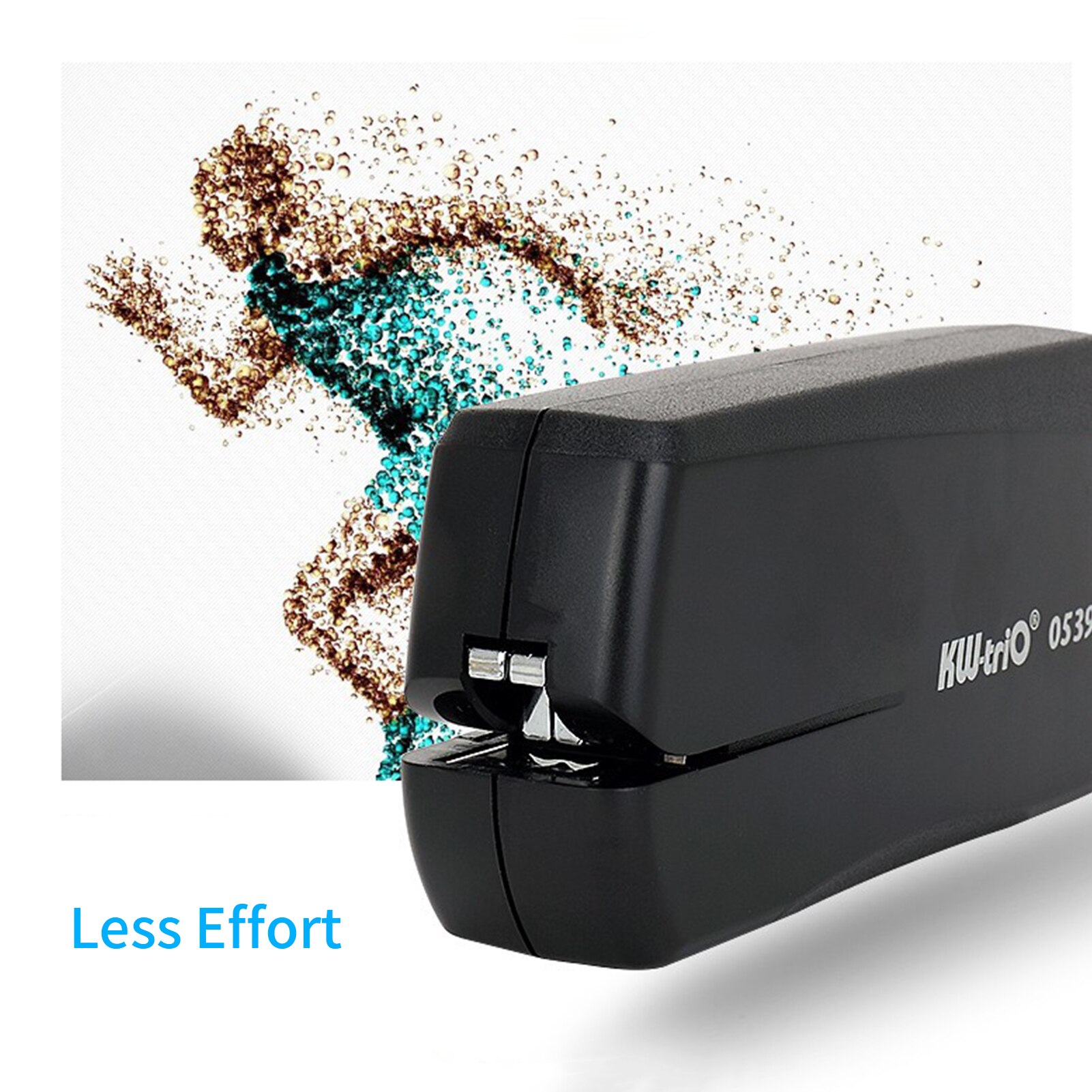 KW-triO 5390 Electric Stapler Machine Battery Portable Automatic No.10 Staples School Paper Stapler Office Stationery