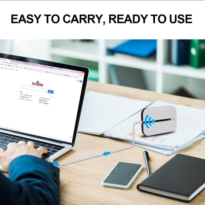 3G 4G LTE Wifi Modem Router 4G Sim Card Slot Protalbe Wi Fi Hotspot Wi-fi 4G Router Lithium Battery 150Mbps Unlocked