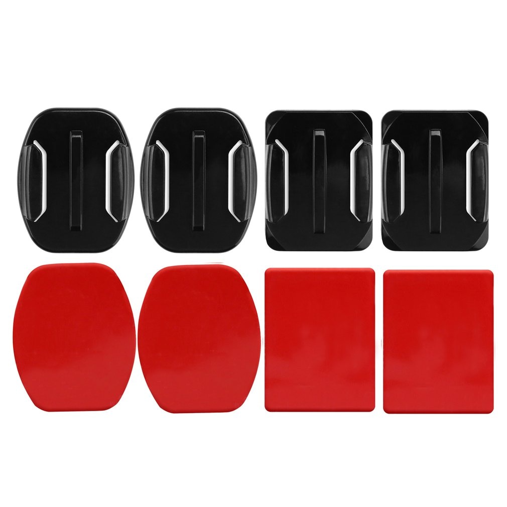 Adhesive Sticky Pads Stickers Vaste Voor Hero Base Onderdelen Mounts Platte Gebogen Base Helm Sticker Actie Camera Accessoires