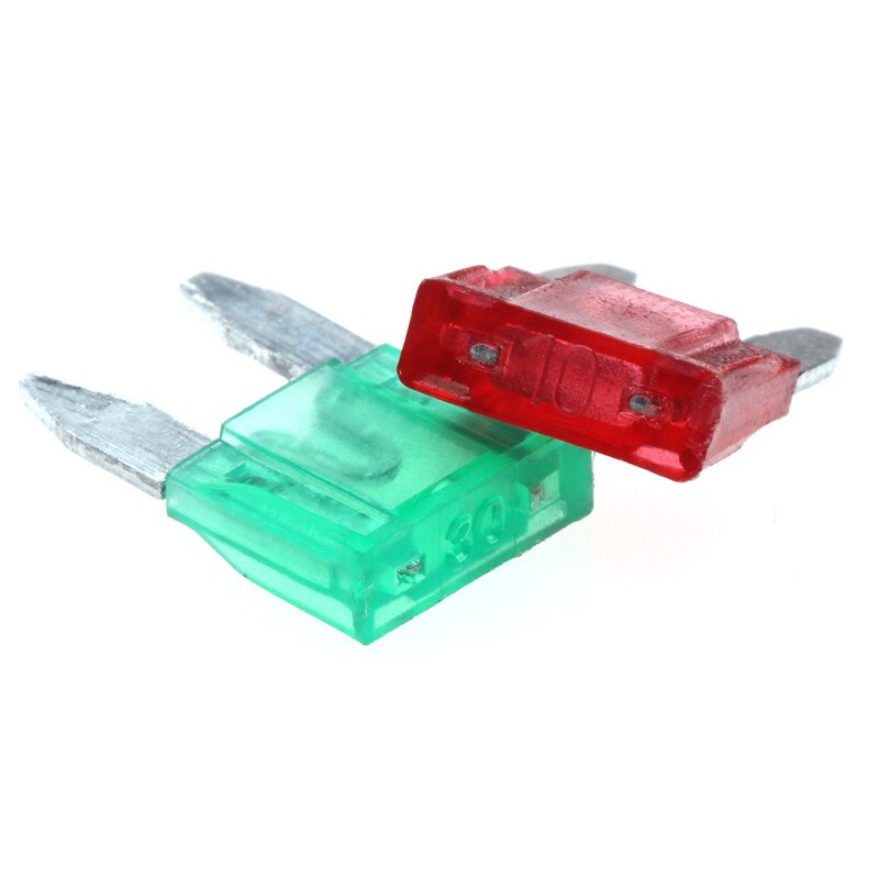Fusible mixto de Mini cuchilla de 60 uds., aleación de Zinc y Material plástico, juego de 5/10/15/20/25/30 amperios para automóviles de tamaño pequeño, 6 colores