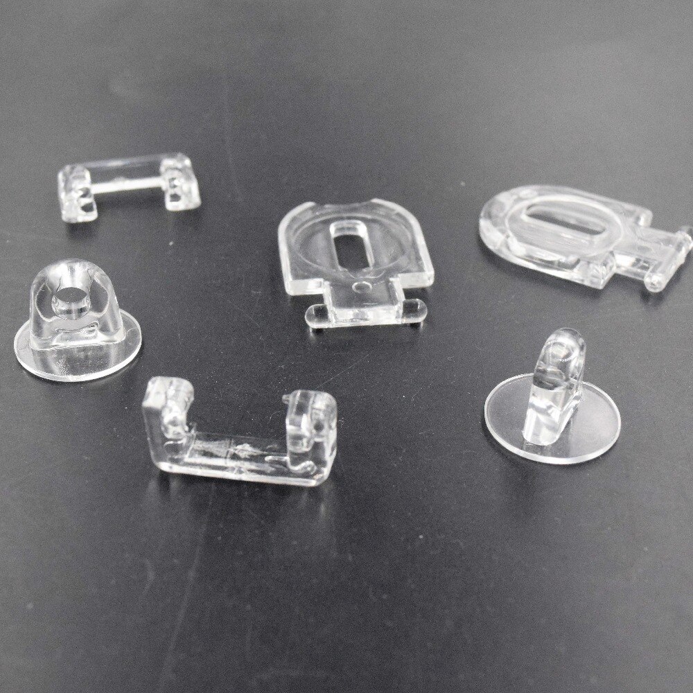 10 Clear Acrylic Plastic Hasp Latch Plexiglass Hasp 45x25mm