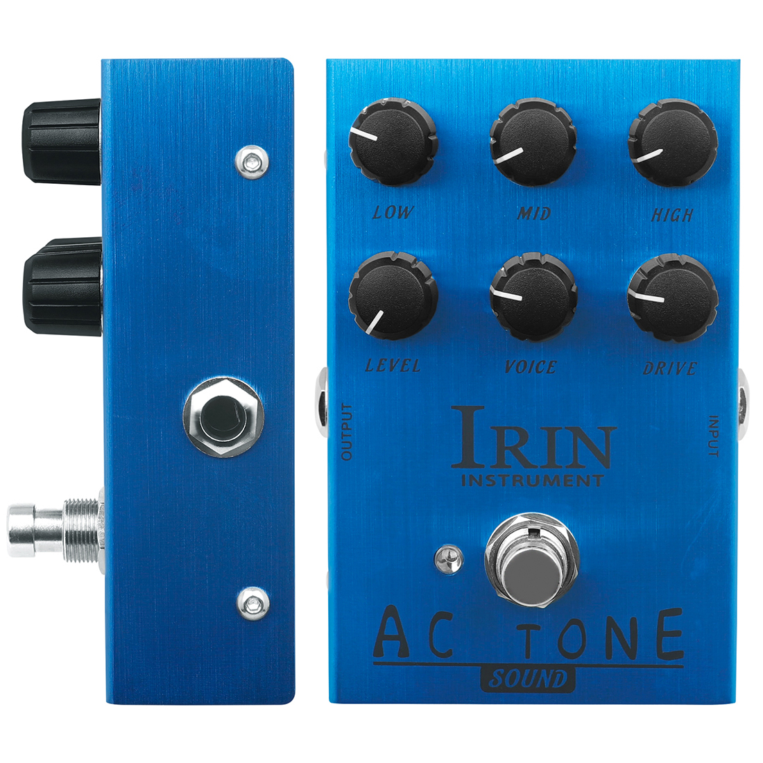 Pedal de efecto de guitarra IRIN, controlador de banda británico/americano/UZI/máximo/banda, Pedal de guitarra eléctrica True Bypass, accesorios de guitarra: Rojo