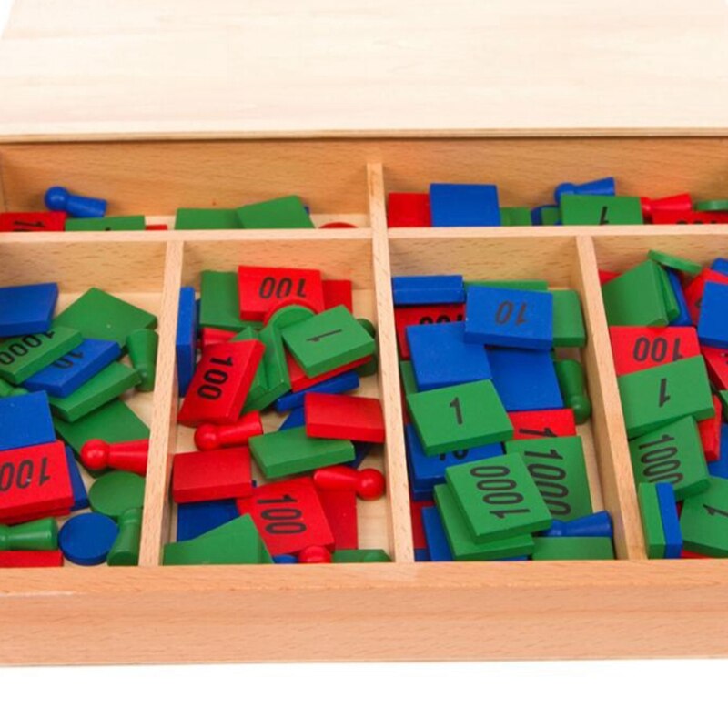 Houten Baby Speelgoed Stempel Spel Math Voor Vroegschoolse Educatie Voorschoolse Training Kinderen Speelgoed