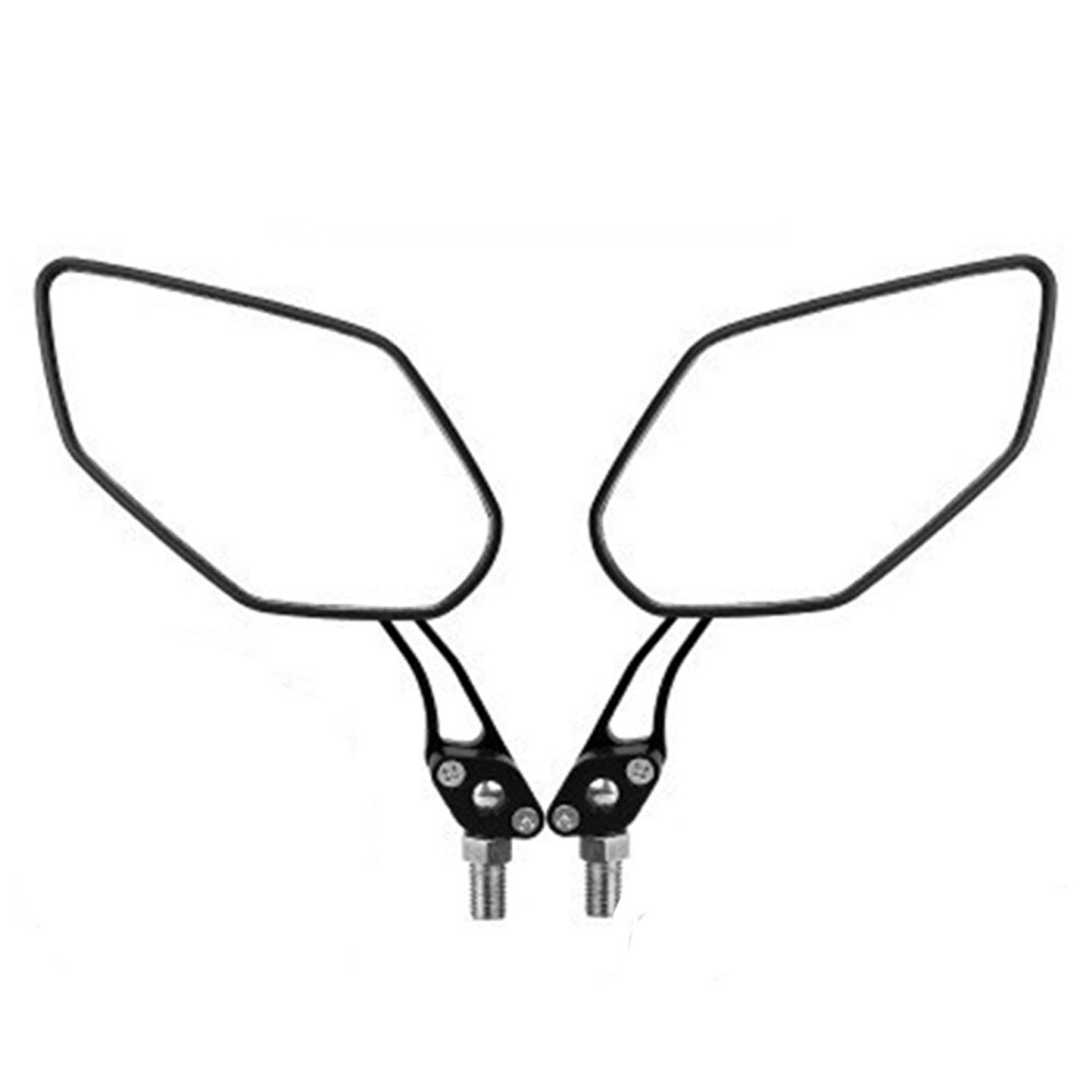 Sykkel speil sykkel bakstyre speil sykling bakfra mtb sykkel silikon håndtak bak justerbar venstre høyre speil: B -3