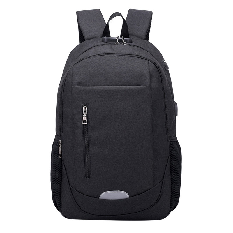 Puimentiui mochila para hombre, mochila para ordenador portátil, mochila de viaje, mochila de gran capacidad para negocios, bolsas de colegio con carga USB: black C