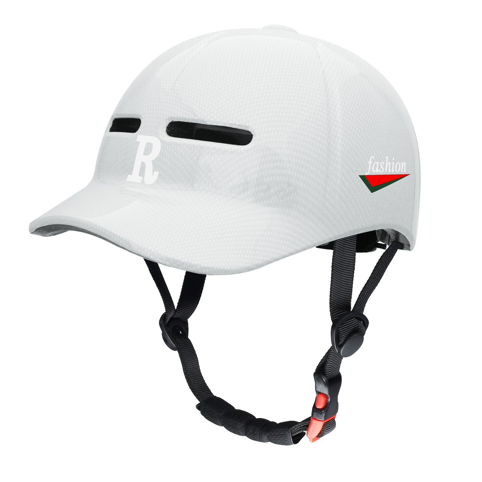GUDOOK Bike Helmets Baseball Cap Peaked Cap Bicycle Helmet for Adults Mountain Road Bicycle Helmets Adjustable Size Cycling: L / WHITE