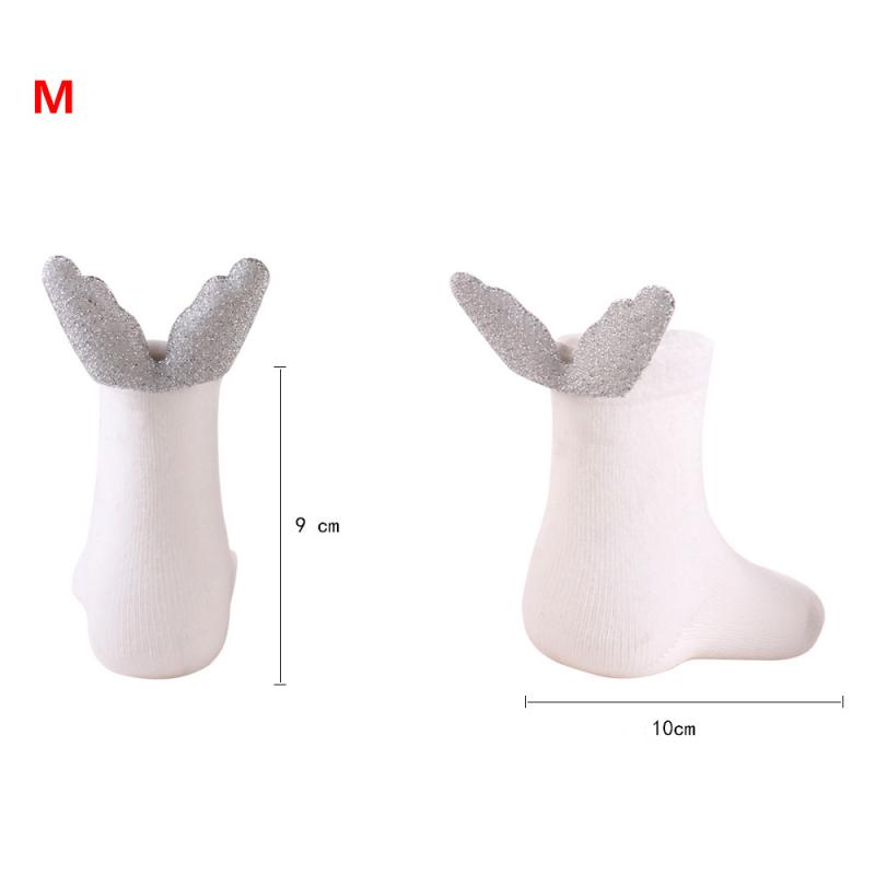 Baby Girls Socks Sweet Cotton Angel Wings Socks Multi Colors Newborn Boy Toddler Socks Baby Clothes Accessories