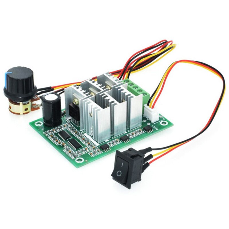 Controlador de Motor sin sensor BLDC trifásico sin escobillas BL01 150a Modulación de ventilador violento DC5V6V9V12V36V adelante y marcha atrás