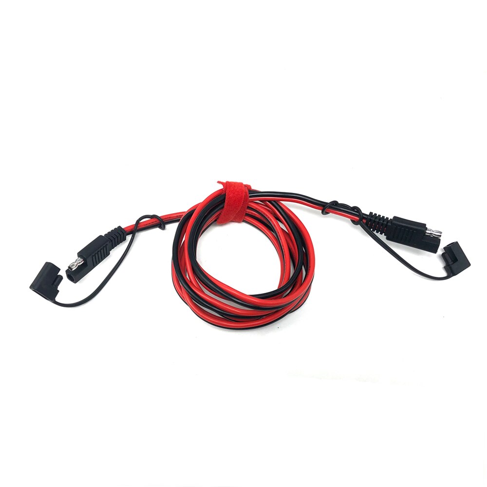 Battery Charging Cables SAE TO SAE Quick Disconnect SAE Extension Cable Dust Cap 200CM 14AWG for Camp Trailer Solar Panels