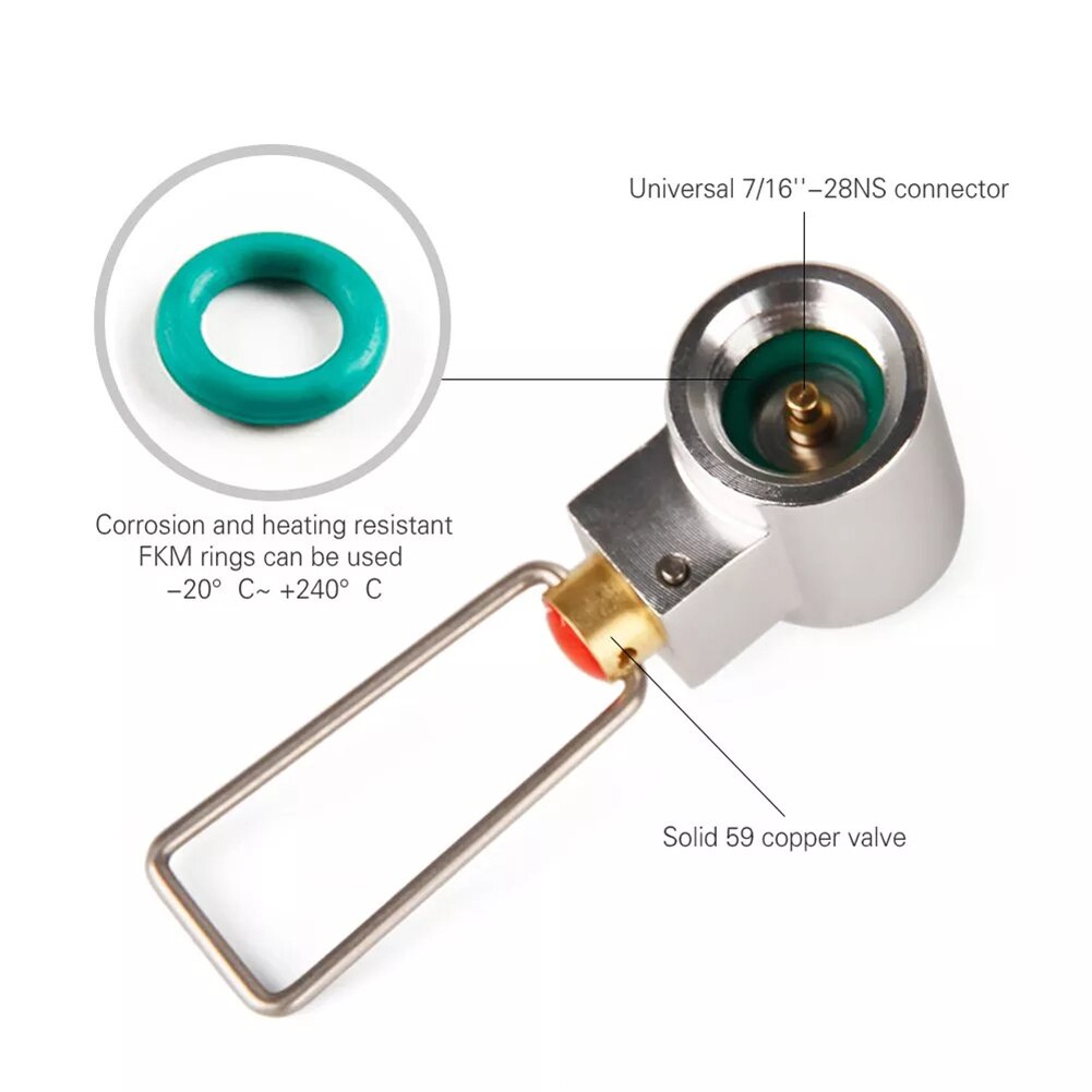 Outdoor Camping Kachel Refill Adapter Platte Gas Adapter Klep Bus Gas Converter Shifter Cilinder Refill Adapter Accessoires