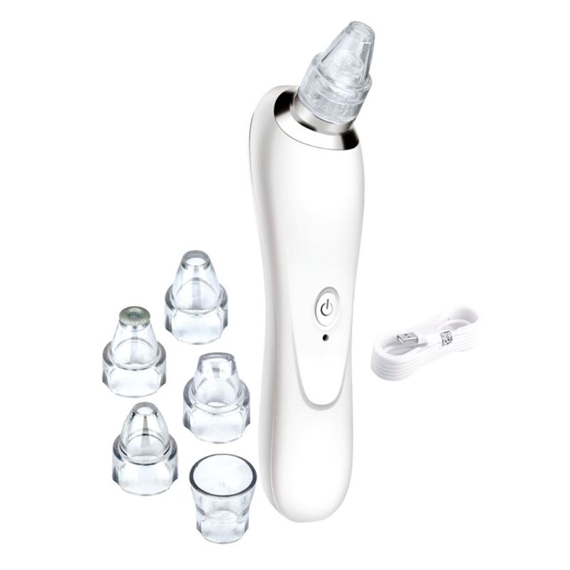 Medidor de espinillas eléctrico multifuncional recargable por USB, aspirador de succión para limpieza facial, punto de eliminación de espinillas