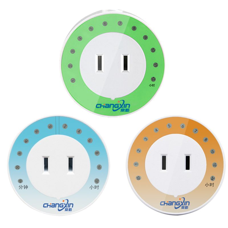 Outlet Timer Switch For Phone Electric Scooter Motorcycle Charger US 110V-220V E7CB