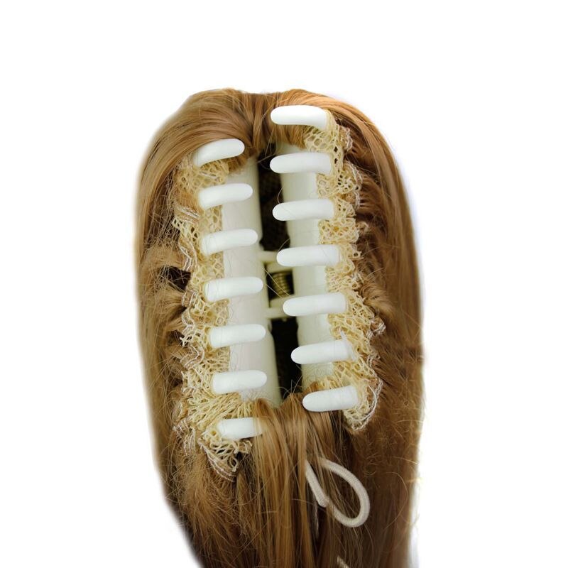Desire Voor Haar 30Inch Lange 200G Hoge Temperatuur Synthetisch Krullend Paardenstaart Hair Extensions Met Claw Clip Haarstukken Voor vrouwen