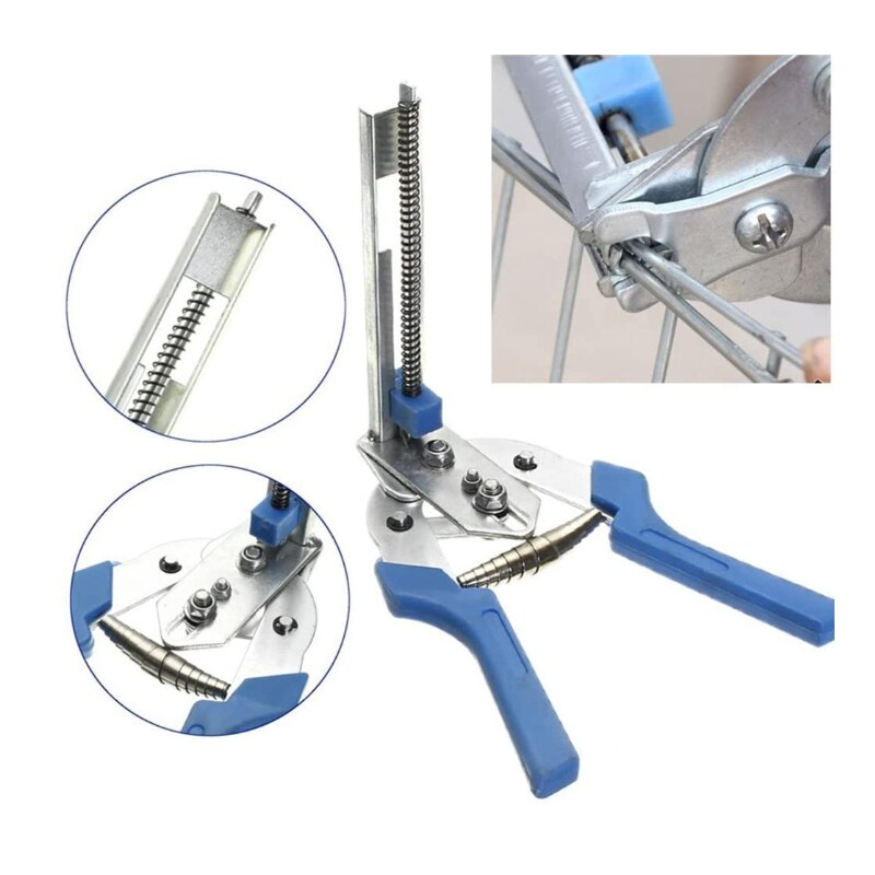 Hog Ring Plier Tool M Clips Staples Chicken Hamster Bird Rabbit Mesh Cage Wire Fencing Caged Clamp Poultry Animal Supplies