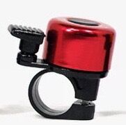 Bicycle Bell Alloy Mountain Bike Horn Sound Alarm For Safety outdoor Cycling Handlebar Protective Bell Ring Bike Accessories: red