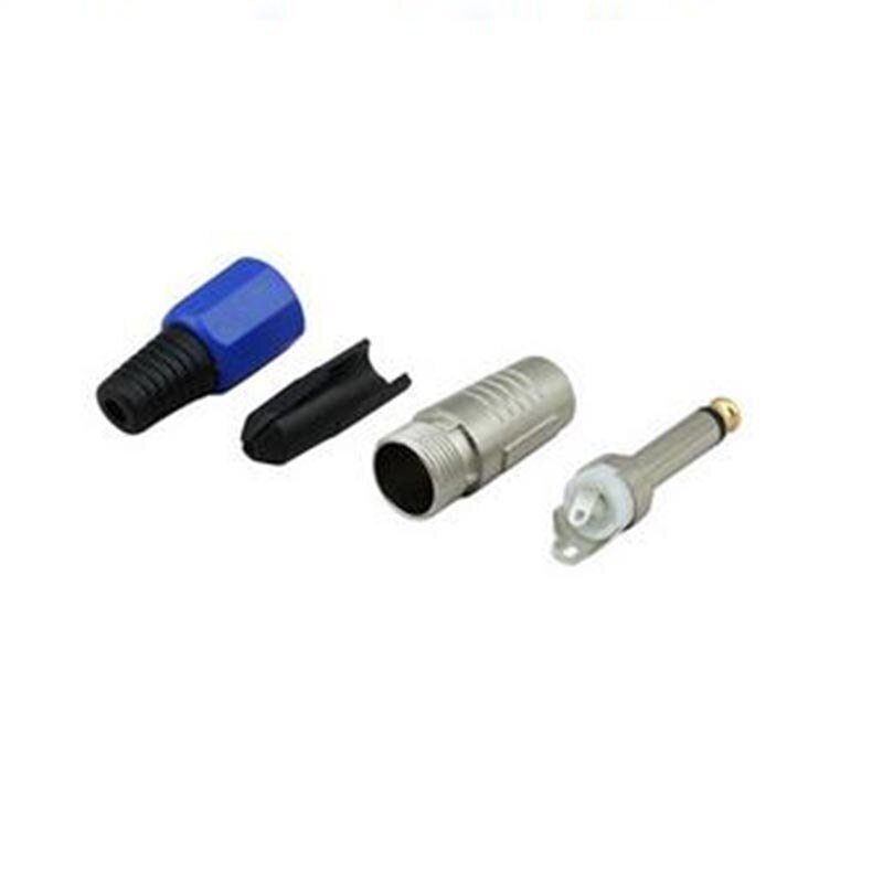 2pcs 6.35mm male connector 6.5 microphone plug welding