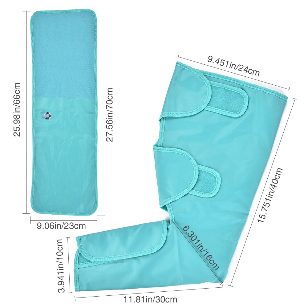 Electric Air Compression Leg Massager Leg Wraps For Foot Ankles Calf Home Massage Machine Promote Blood Circulation Relieve Pain