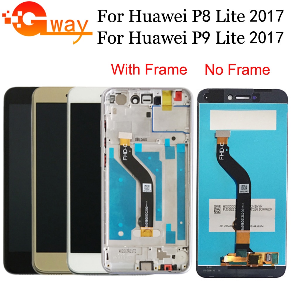 Aaa testet lcd til huawei  p8 lite lcd skærm udskiftning til huawei  p9 lite lcd skærm pra -la1 pra -lx1