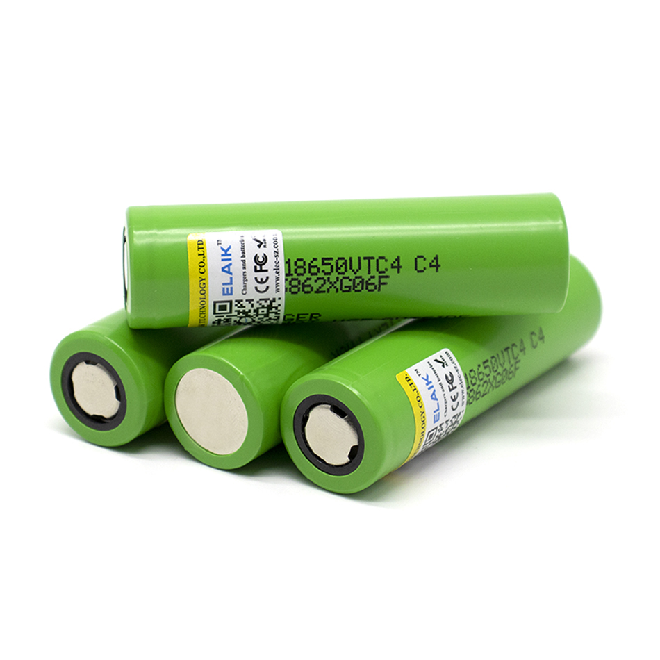 100% Original 3.6V 18650 VTC4 2100mAH Lithium Rechargeable Battery US18650VTC4 30A Discharge for Flashlight Toys
