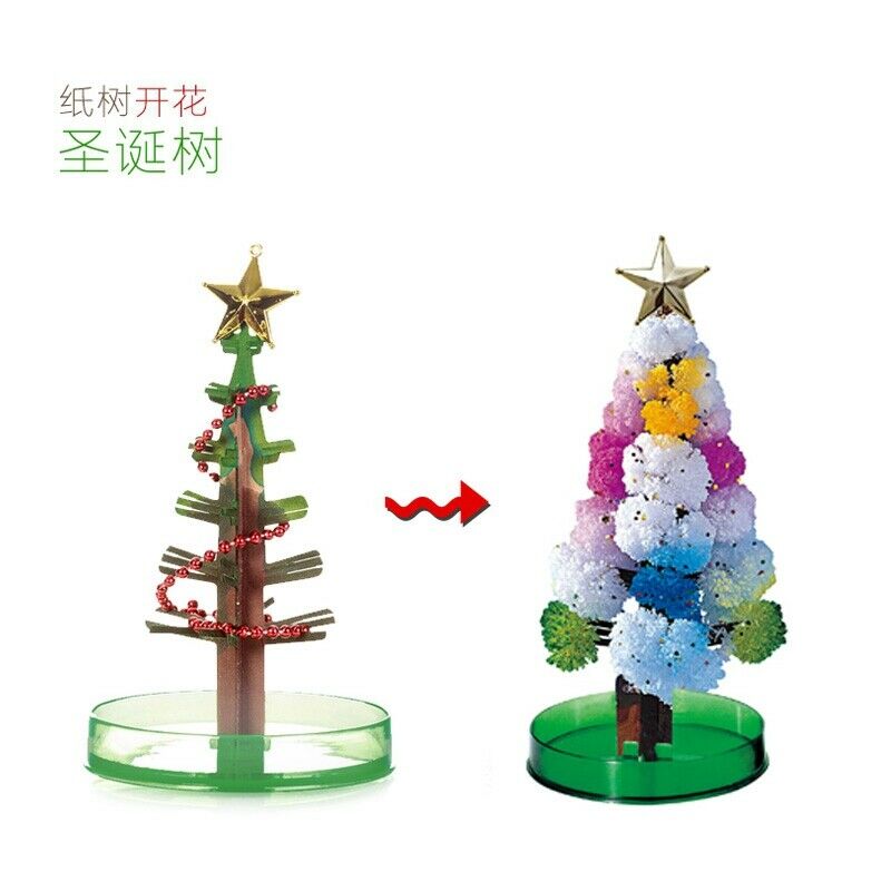 Árbol mágico para niños y niñas, cristal divertido, de Navidad: Color Christmas Tree