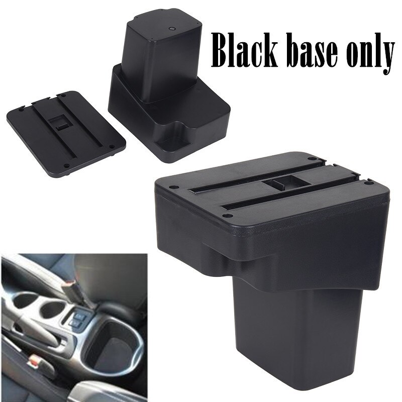 Voor Infiniti Esq Armsteun Doos Nissan Juke Armres Doos Dubbele Deuren Open 7USB Middenconsole Opbergdoos Arm Rest: Black base only