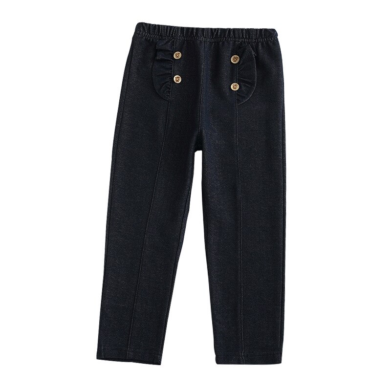 3 4 5 6 7 8 Y Jeans para niñas, pantalones vaqueros coreanos de para niñas, pantalones vaqueros de para bebés de primavera , pantalones elásticos de cintura para niños: 5 años